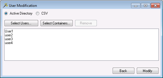 Bulk password Reset